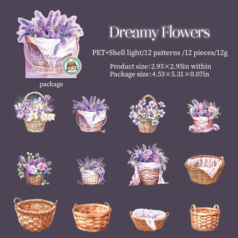 DreamyFlowers-Stickers-Scrapbooking