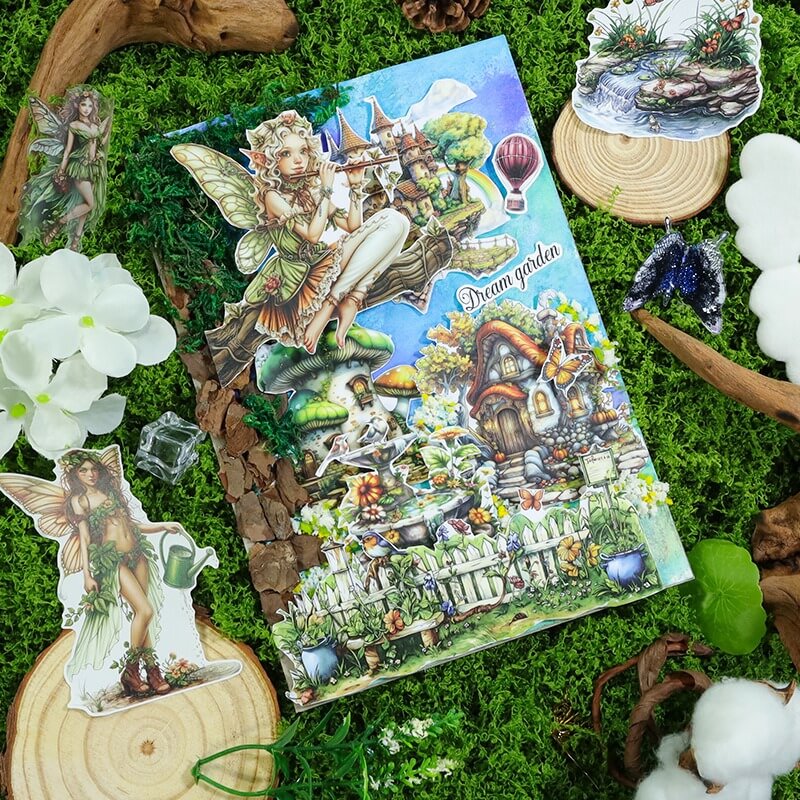 Fantasy world sticker book