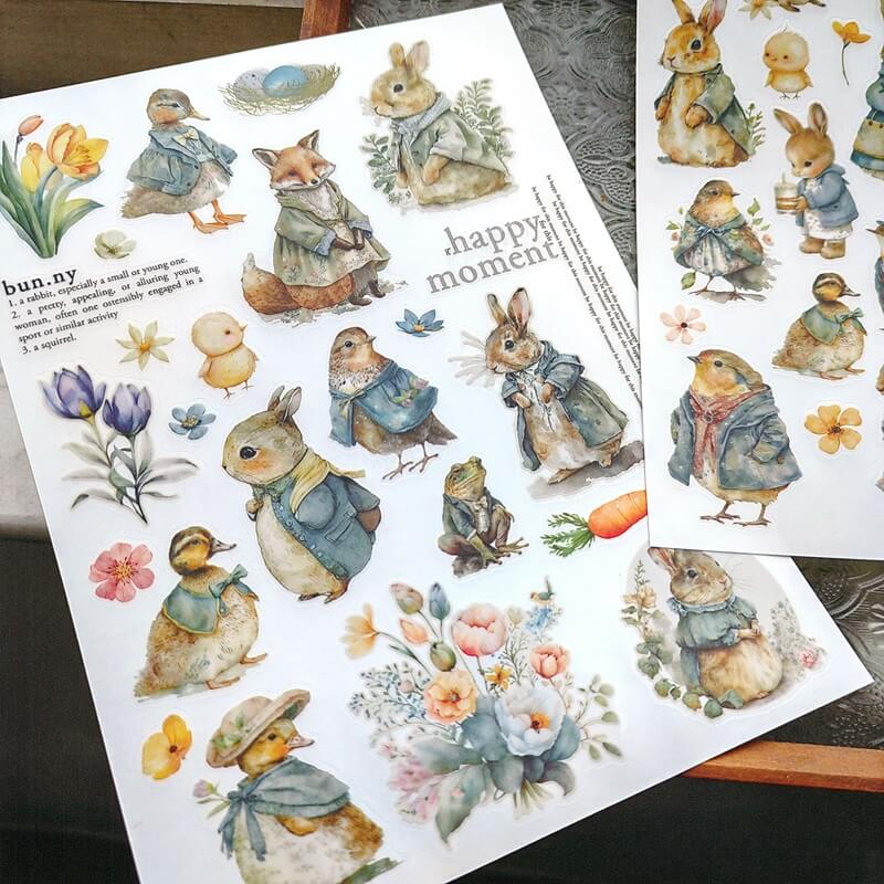 FairyRabbit-Rub-OnSticker-Scrapbooking-2