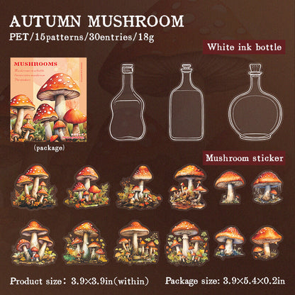 FallMushroom-Stickers