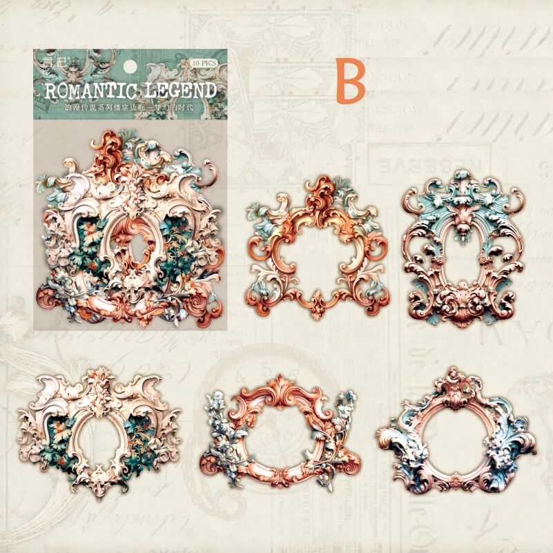 Floral Border Paper