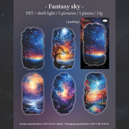 FantasySky-Stickers-Scrapbooking