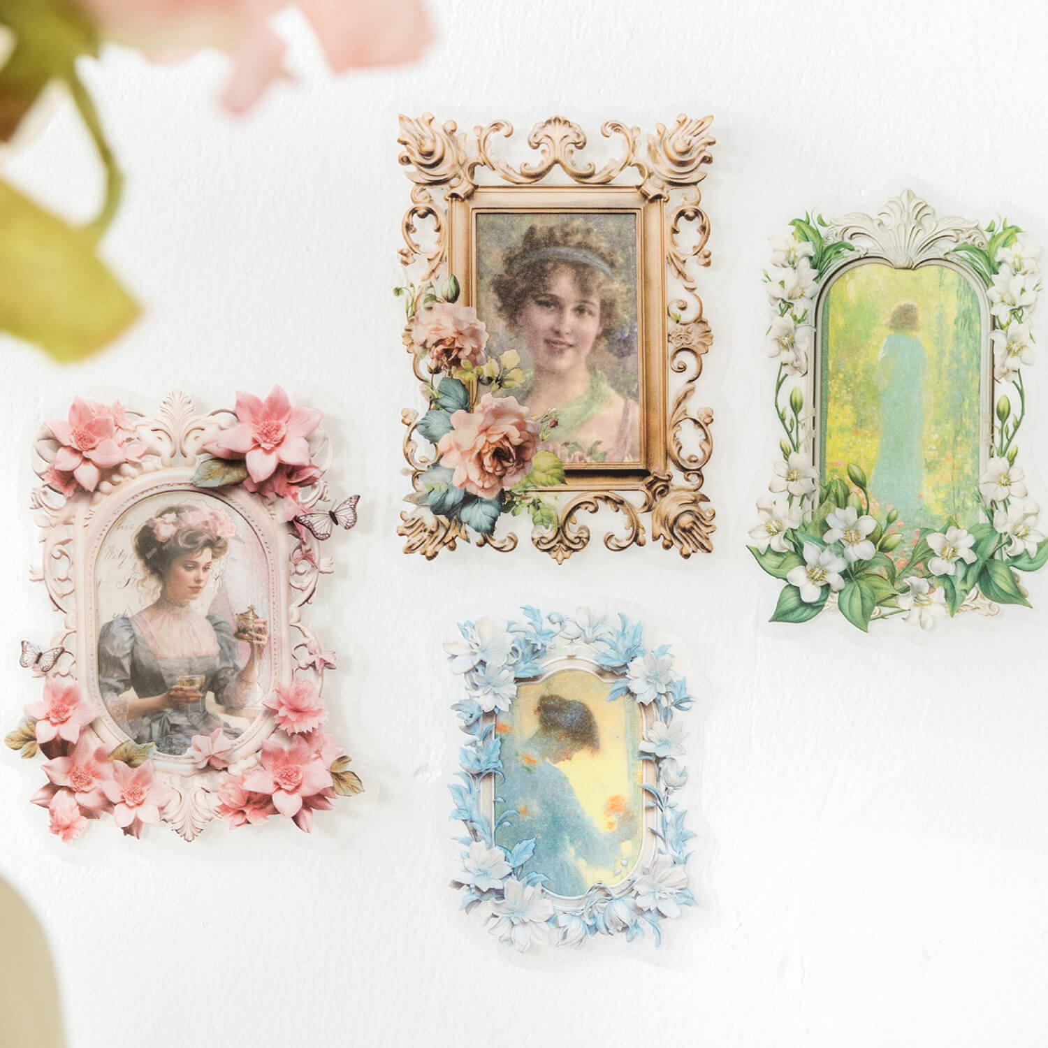 FlowerFrame-Sticker-Scrapbooking