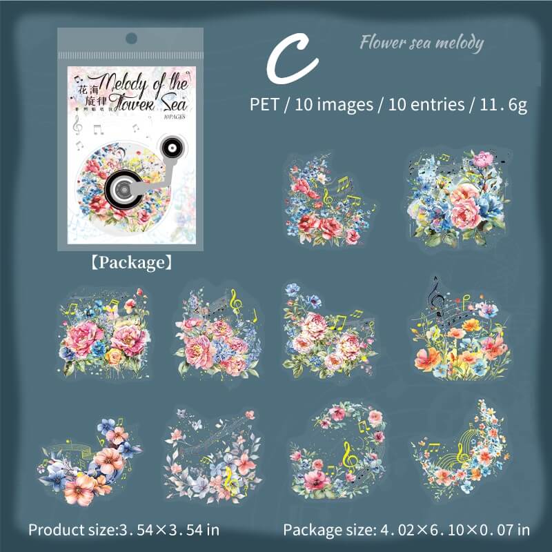 FlowerSeaMelody-Stickers-Scrapbooking-C