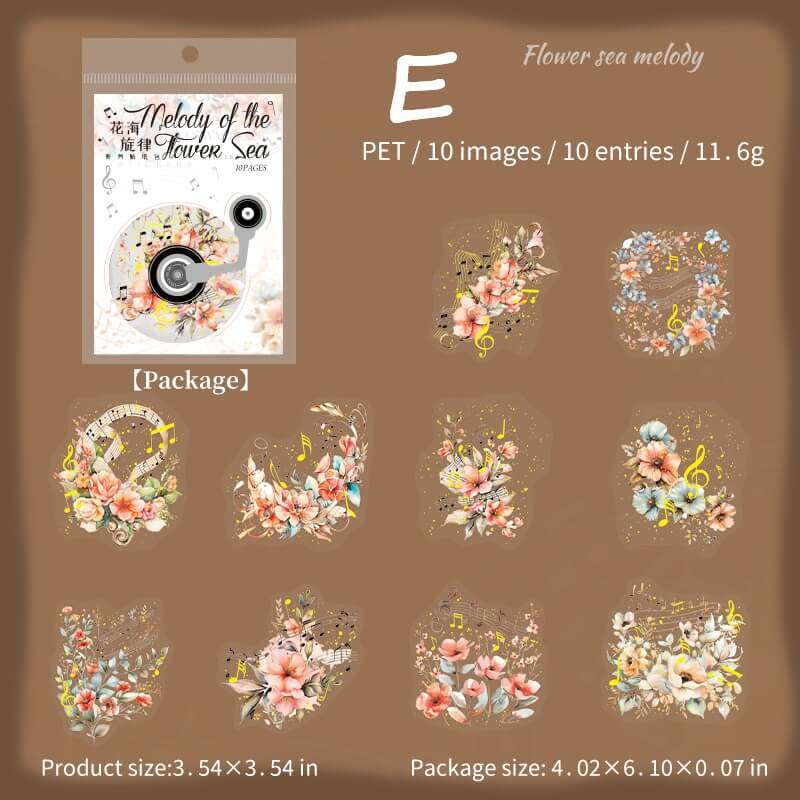 FlowerSeaMelody-Stickers-Scrapbooking-E