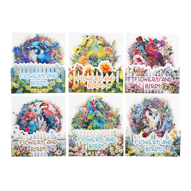 FloweringBirds-Stickers-Scrapbooking