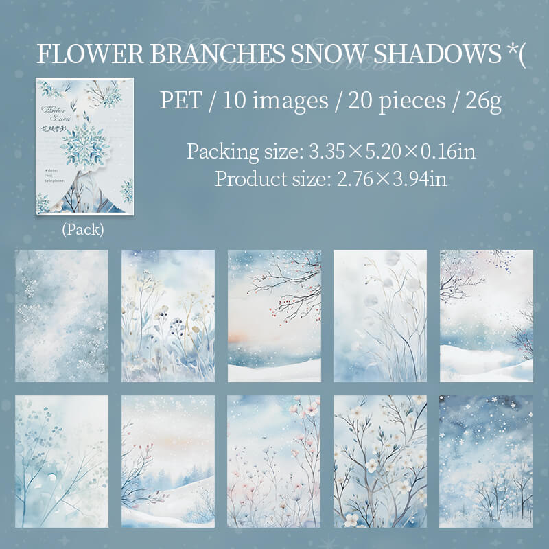 FloweringBranchSnowShadow-Stickers-Scrapbooking