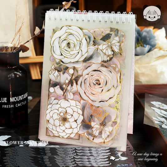 Flowers-StickerBook-Scrapbooking-1