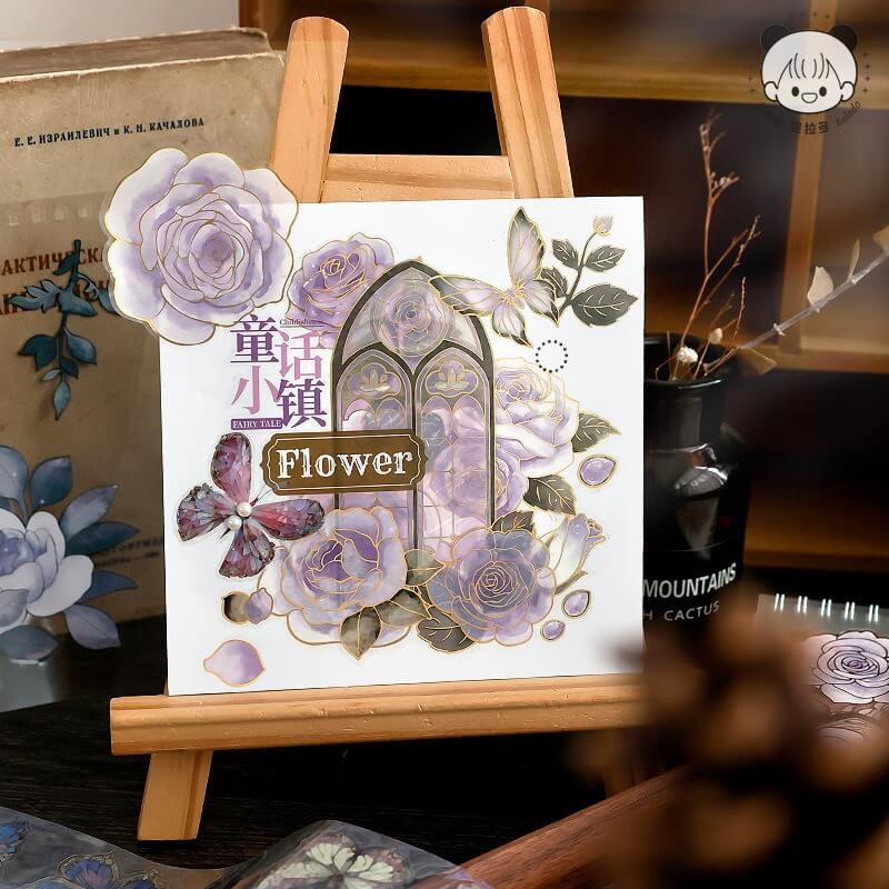 Flowers-StickerBook-Scrapbooking-3