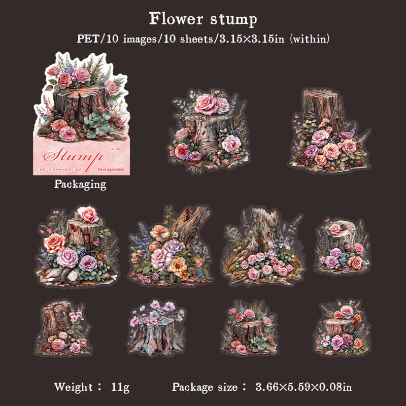 Flowerstump-Stickers-Scrapbooking