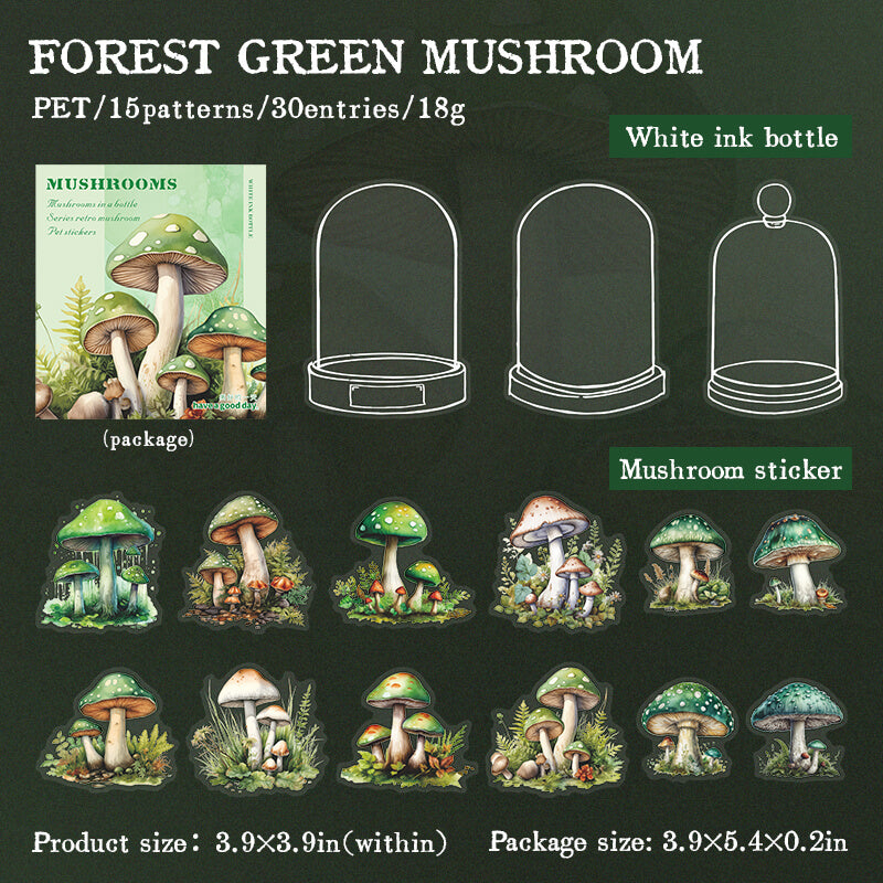 ForestGreenMushroom-Stickers