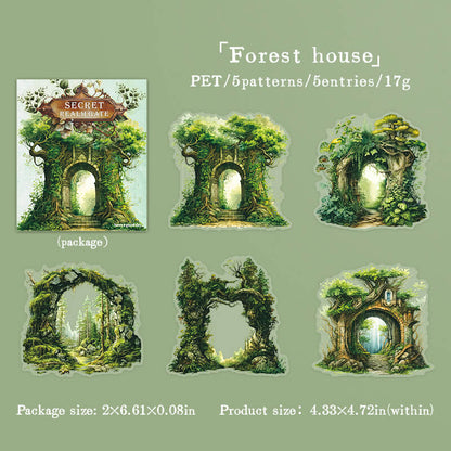 ForestHouse-sticker-scrapbook