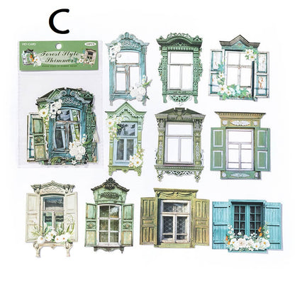    ForestWindows-Stickers-Scrapbooking