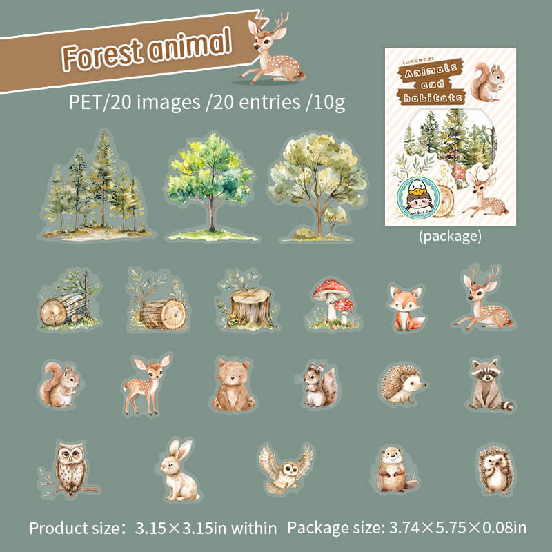 Forest_Animal-Stickers-Scrapbook