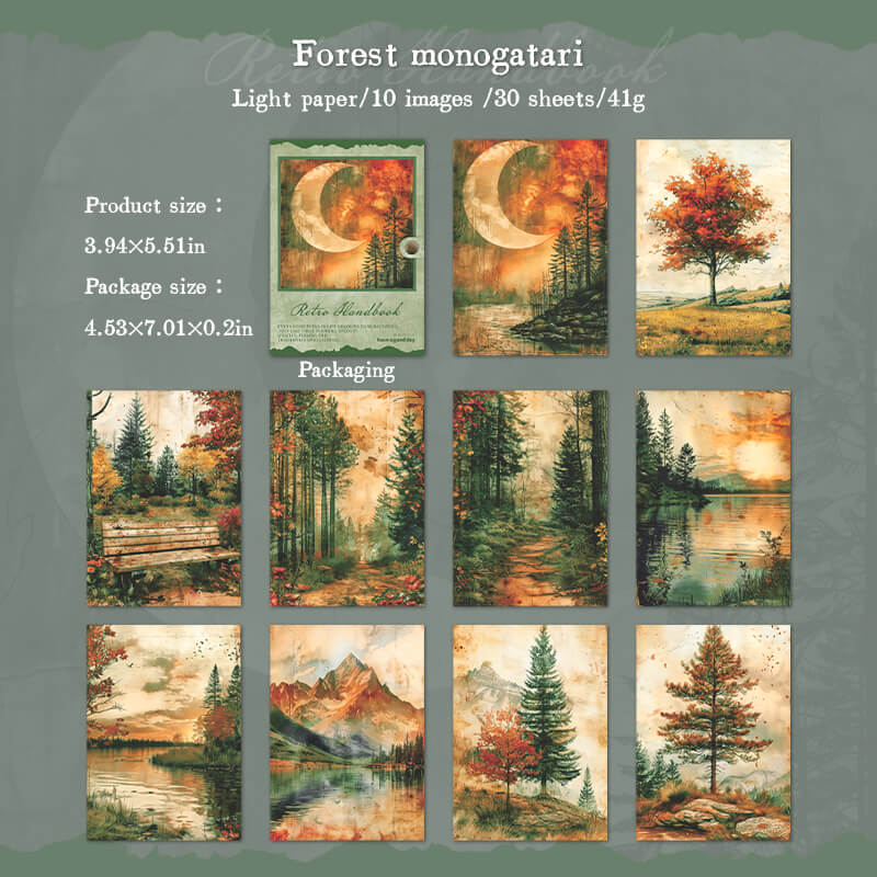 Forestmonogatari-paper-scrapbooking