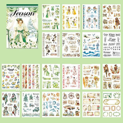 Retro Series Sticker Book