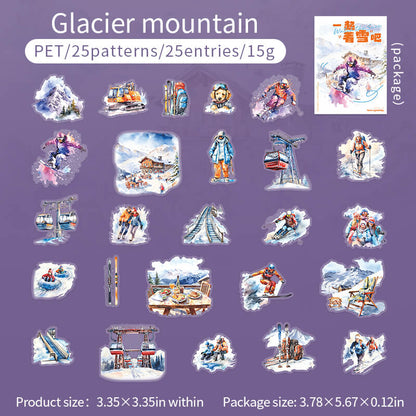 GlacierMountain-Stickers-Scrapbooking