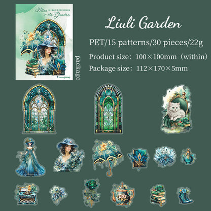 Alice in the Garden Stickers