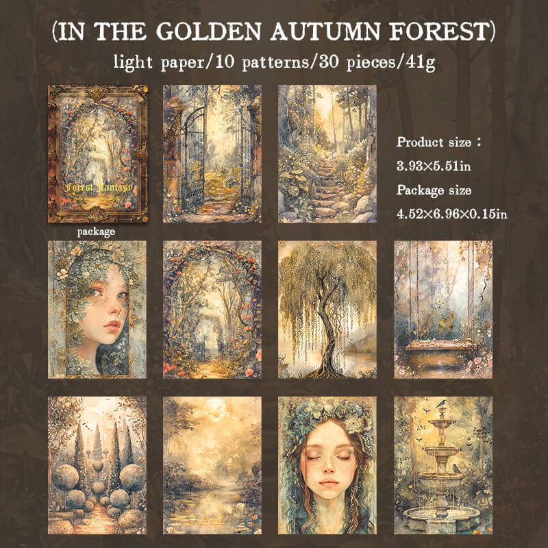 GoldenAutumnWoods-Paper-Scrapbooking