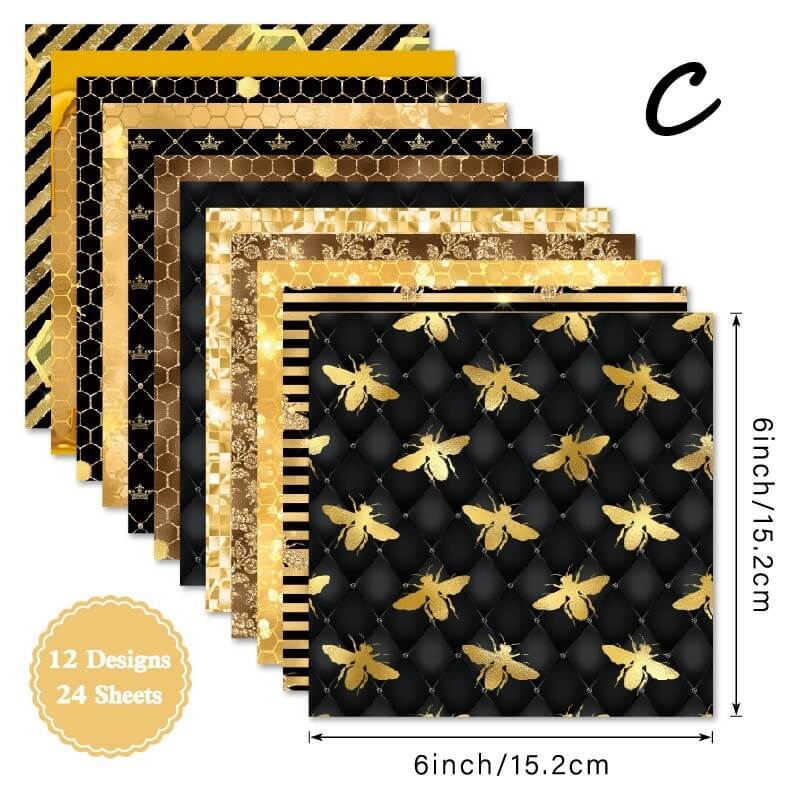 GoldenBee-Paper-Scrapbooking-C