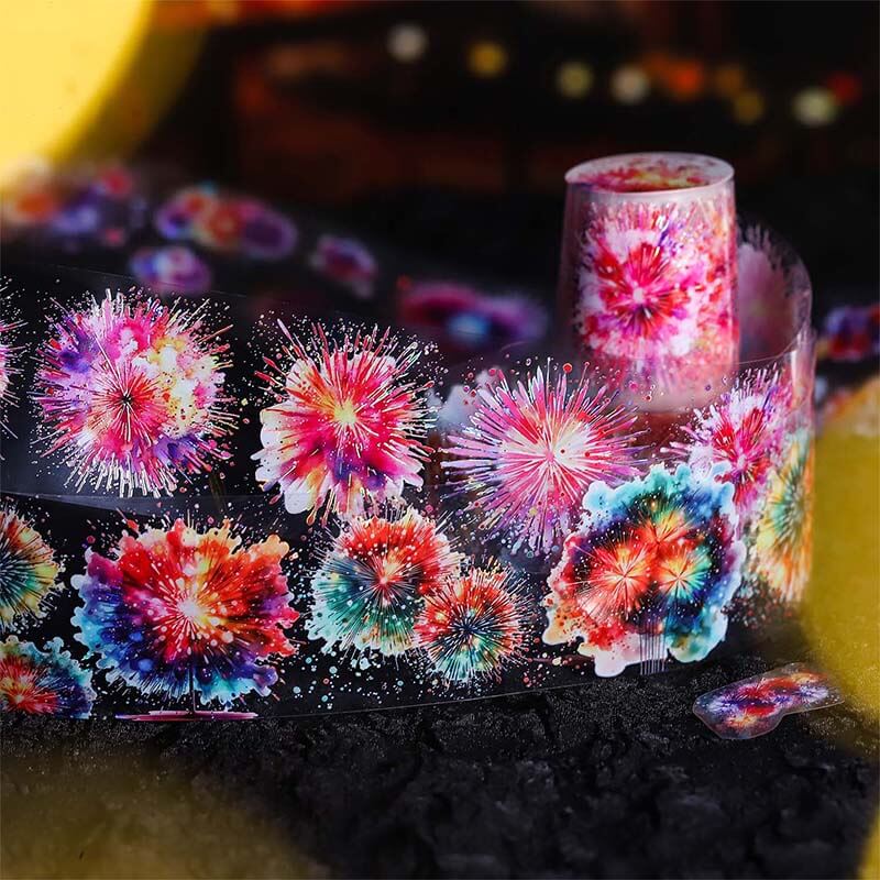 Gorgeous Firework -Tape-Scrapbooking-1