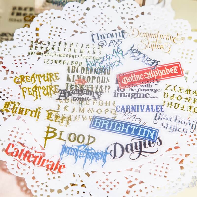 GothicLetter-Stickers-Junkjournal-2