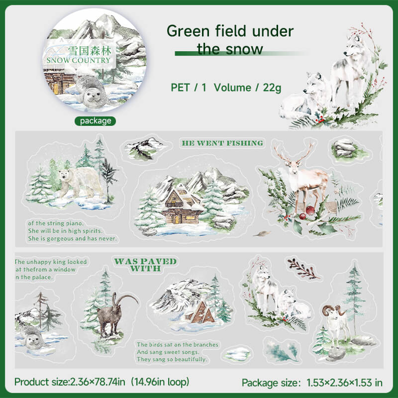 GreenfieldUndertheSnow-Tape-Scrapbooking