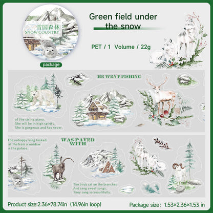 GreenfieldUndertheSnow-Tape-Scrapbooking