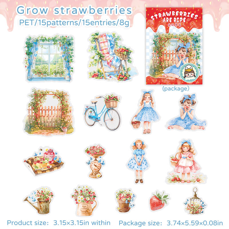 GrowStrawberries-Stickers-Scrapbooking