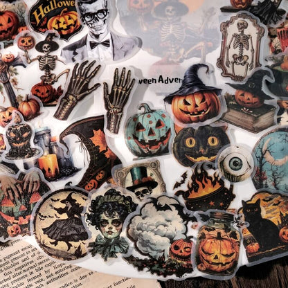 Halloween Adventure-Stickers-Junk Journal-1