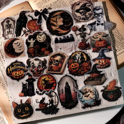 Halloween Adventure-Stickers-Junk Journal-2