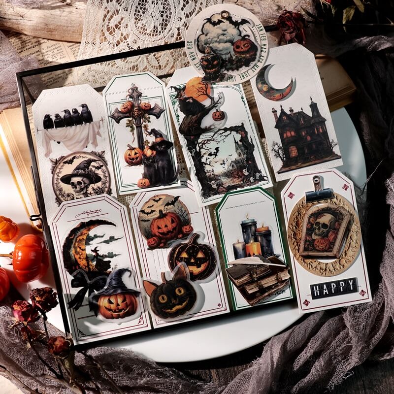 Halloween Adventure-Stickers-Junk Journal-6