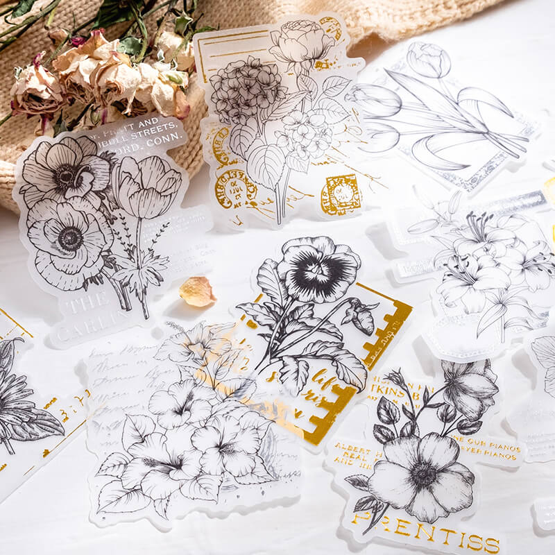 Hand-drawnflowers-stickers-scrapbooking-2