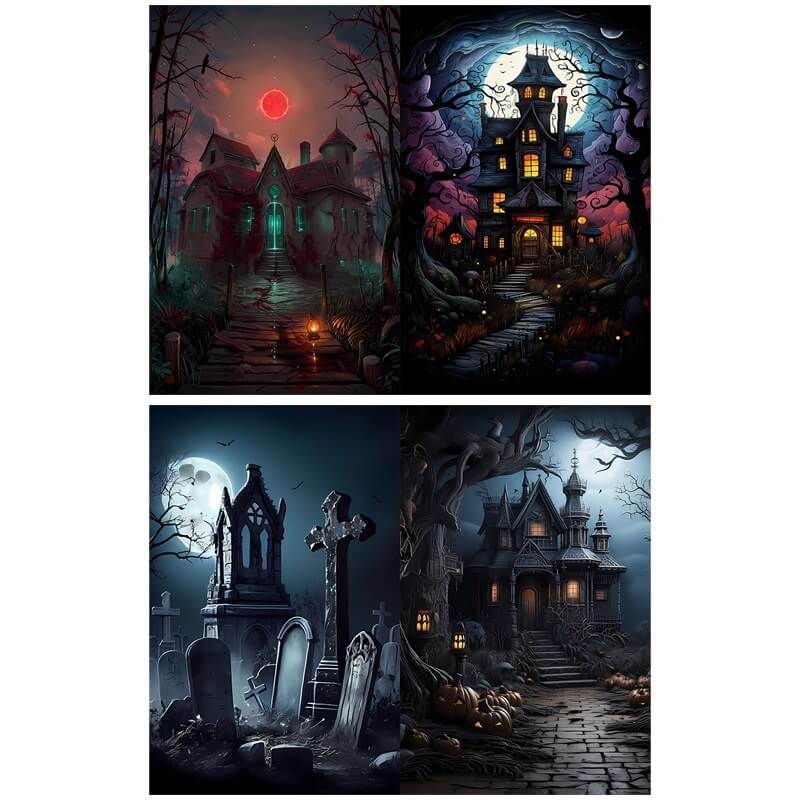 HauntedHouseCemetery-Paper-Scrapbooking-5