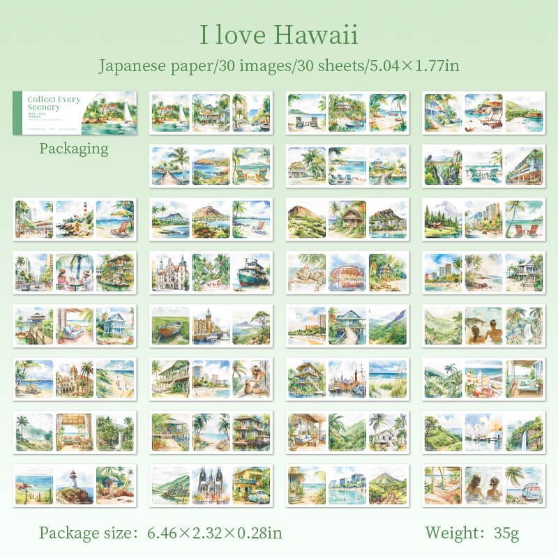IloveHawaii-sticker-scrapbooking