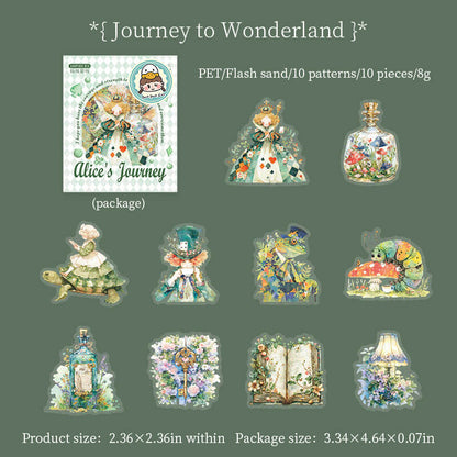 Alice's Journey Stickers