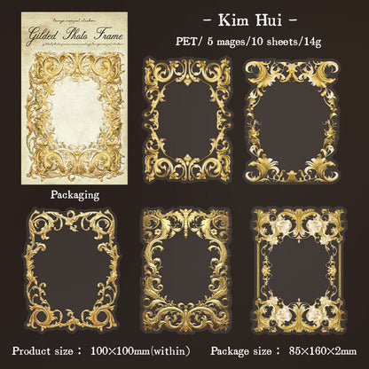 Gilt Photo Frame Stickers