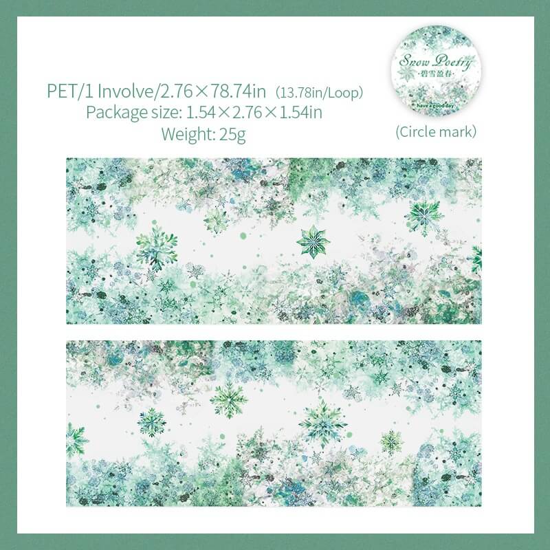 LargeGreenSnowflakes-Tape-Scrapbooking