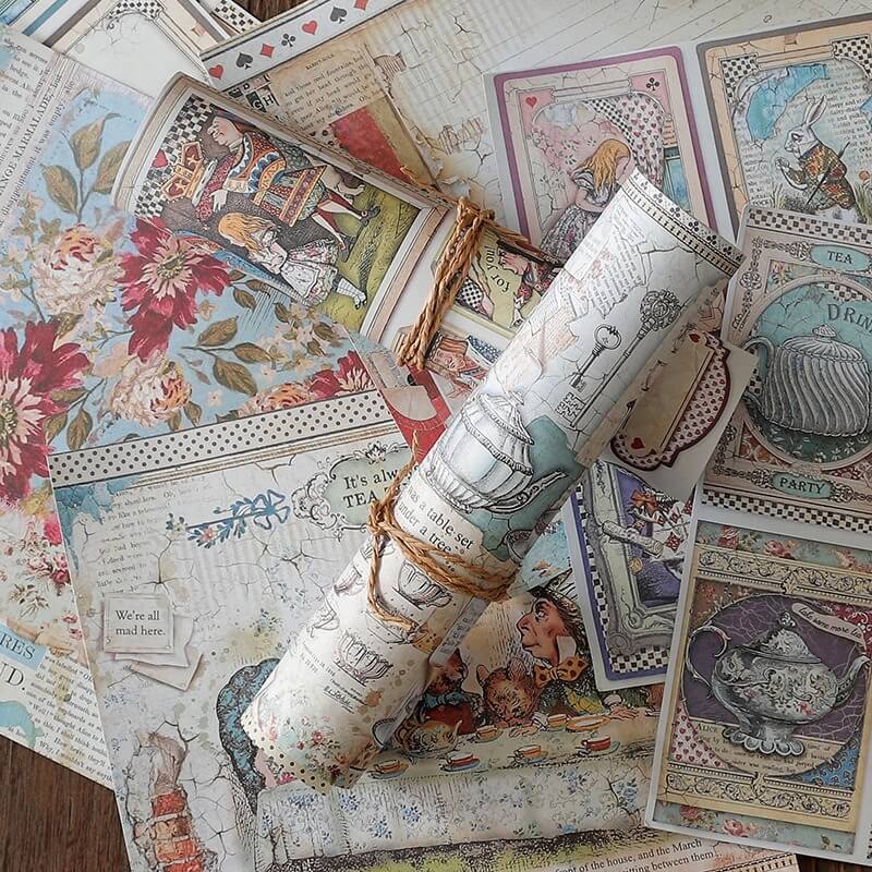 LargeSizeAliceinWonderland-Paper-Scrapbooking-4