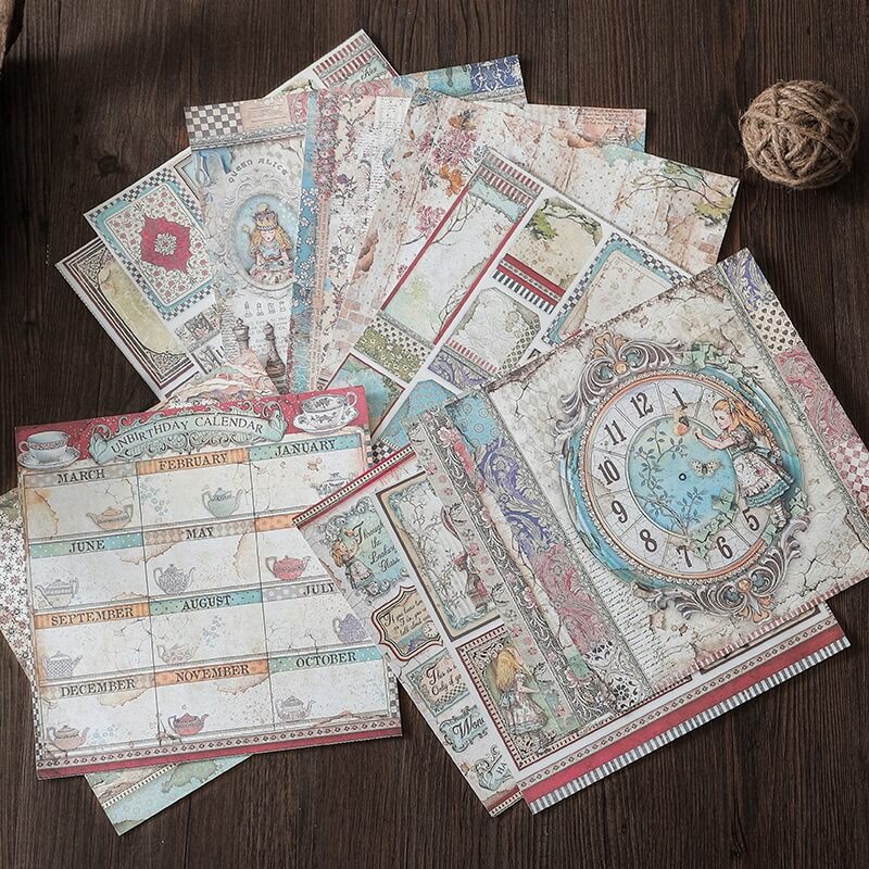 LargeSizeAliceinWonderland-Paper-Scrapbooking