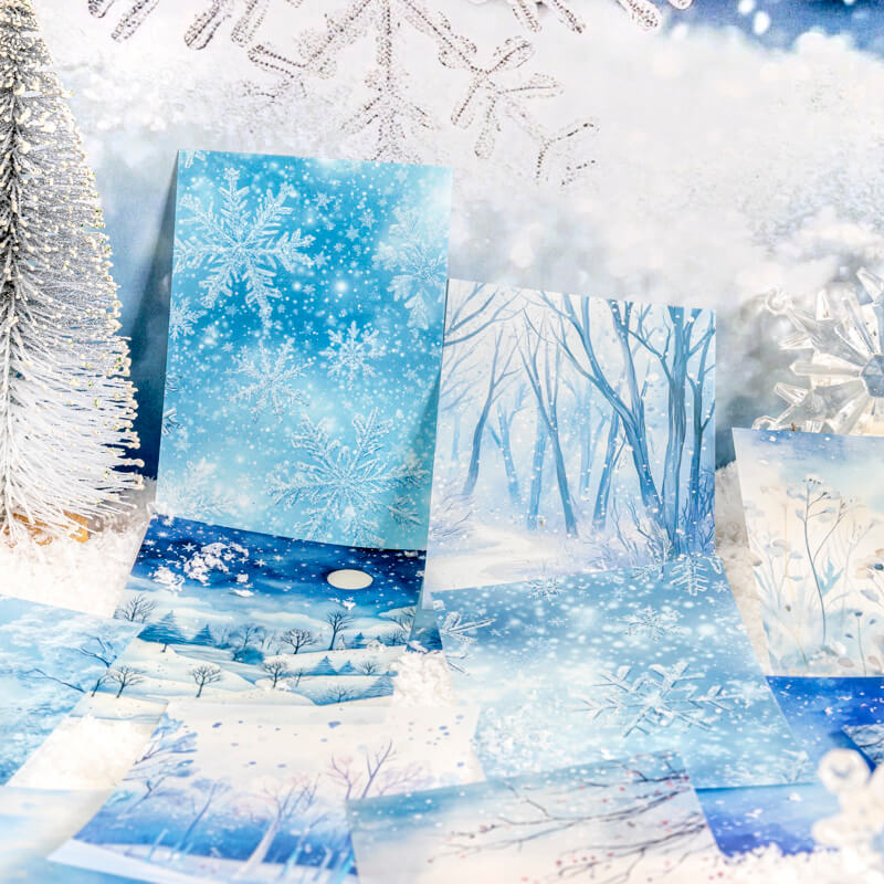 Largesizewintersnowscenes-Stickers-Scrapbooking-4