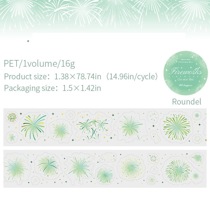 LightGreenFireworks-Tape-Scrapbooking