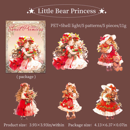 LitterBearPrincess-Stickers