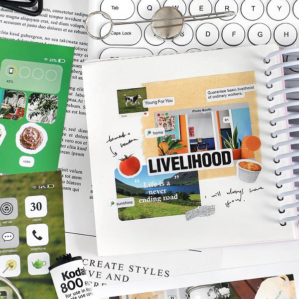 Livelihood-sticker-scrapbook