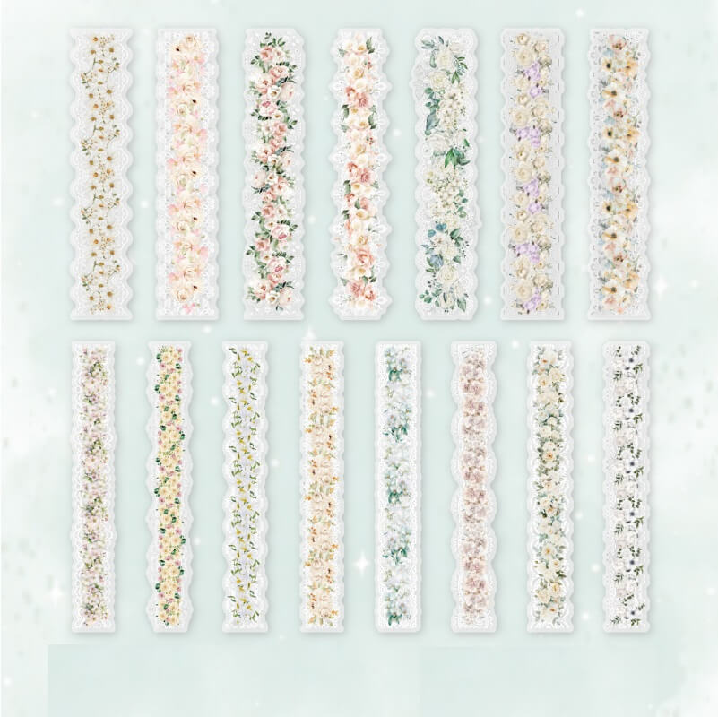 Long lace stickers