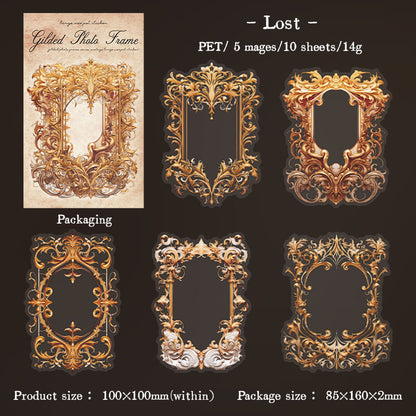 Gilt Photo Frame Stickers