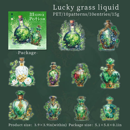  Luckygrassliquid-sticker-scrapbook