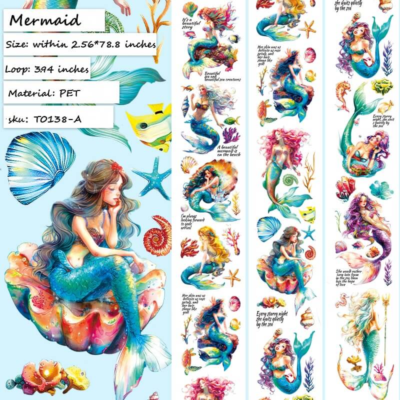 Mermaid-Tape-Scrapbooking