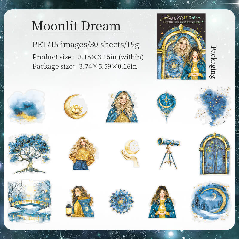 MoonlitDream-Stickers-Scrapbooking