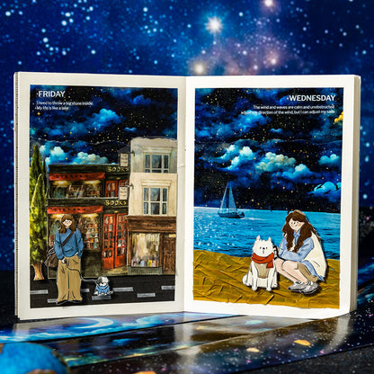 MoonlitStarryNight-Tape-Scrapbooking-3